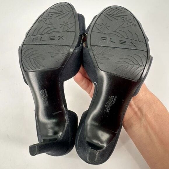 LifeStride Women's Black Peep Toe Mykonos D’orsay Sandal Heels Size 7.5 - Picture 11 of 15